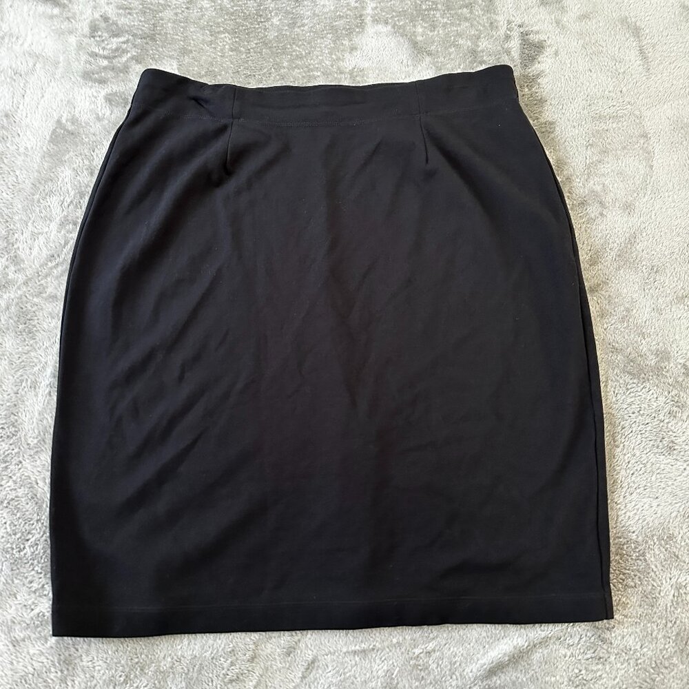 Eileen Fisher Black Pencil Skirt